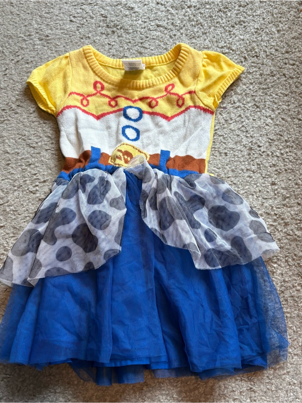 Disney Jessie Dress 4T Toy Story Knit Sweater Costume